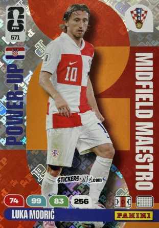 Cromo Modric - FIFA World Cup 2026. Adrenalyn XL
 n. 571 - Panini