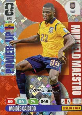 Cromo Moises Caicedo - FIFA World Cup 2026. Adrenalyn XL
 n. 572 - Panini
