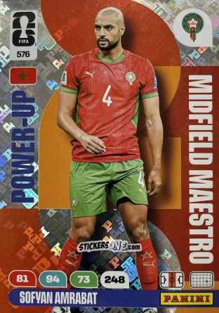 Sticker Amrabat - FIFA World Cup 2026. Adrenalyn XL
 n. 576 - Panini