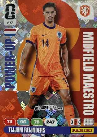 Sticker Reijnders - FIFA World Cup 2026. Adrenalyn XL
 n. 577 - Panini