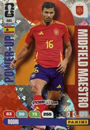 Figurina Rodri - FIFA World Cup 2026. Adrenalyn XL
 n. 581 - Panini