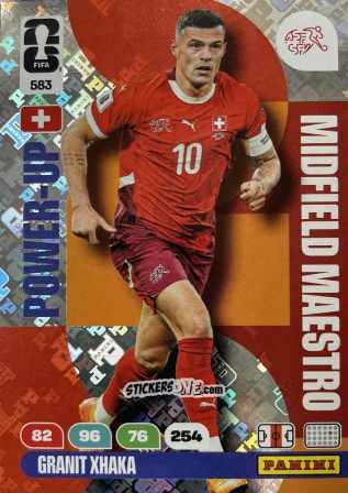 Figurina Xhaka - FIFA World Cup 2026. Adrenalyn XL
 n. 583 - Panini