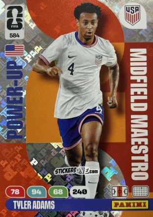 Cromo Tyler Adams - FIFA World Cup 2026. Adrenalyn XL
 n. 584 - Panini