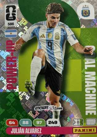 Cromo Julian Alvarez - FIFA World Cup 2026. Adrenalyn XL
 n. 586 - Panini