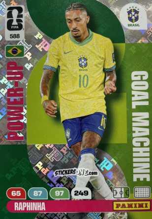 Sticker Raphinha - FIFA World Cup 2026. Adrenalyn XL
 n. 588 - Panini
