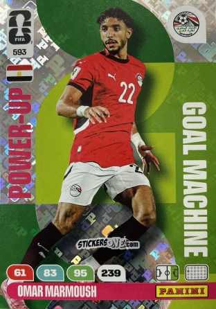 Figurina Marmoush - FIFA World Cup 2026. Adrenalyn XL
 n. 593 - Panini