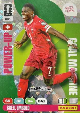 Cromo Embolo - FIFA World Cup 2026. Adrenalyn XL
 n. 605 - Panini