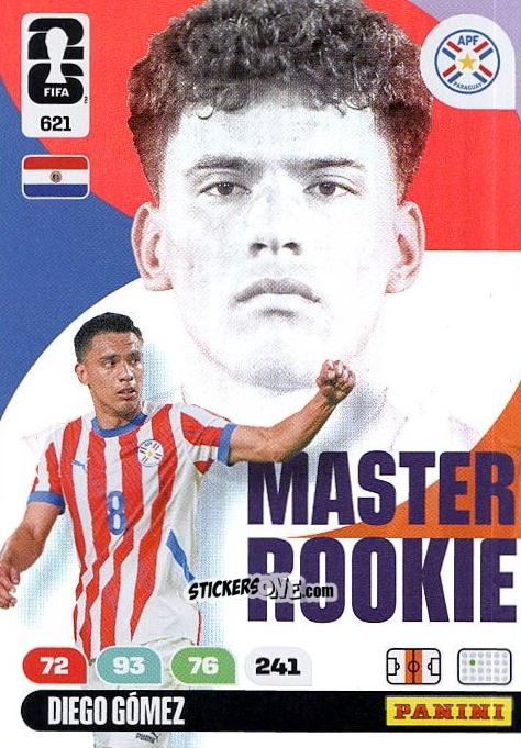 Cromo Gustavo Gómez - FIFA World Cup 2026. Adrenalyn XL
 n. 621 - Panini
