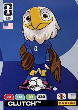Cromo Official Mascot - Clutch - FIFA World Cup 2026. Adrenalyn XL
 n. 626 - Panini