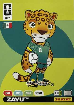 Cromo Official Mascot - Zayu - FIFA World Cup 2026. Adrenalyn XL
 n. 627 - Panini