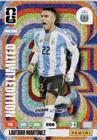 Figurina Lautaro Martinez - FIFA World Cup 2026. Adrenalyn XL
 n. L2 - Panini