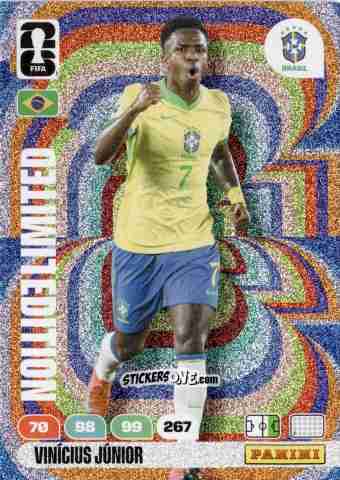 Figurina Vinicius Junior - FIFA World Cup 2026. Adrenalyn XL
 n. L15 - Panini