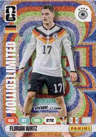 Cromo Florian Wirtz - FIFA World Cup 2026. Adrenalyn XL
 n. L20 - Panini