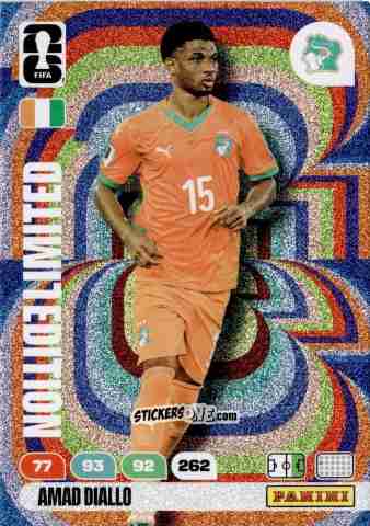 Sticker Amad Diallo - FIFA World Cup 2026. Adrenalyn XL
 n. L28 - Panini