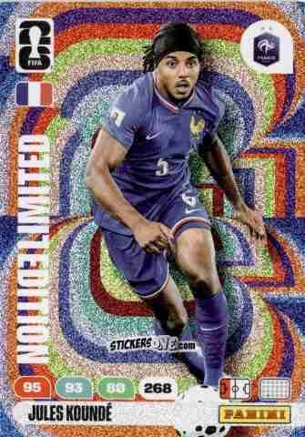 Sticker Jules Koundè - FIFA World Cup 2026. Adrenalyn XL
 n. L36 - Panini