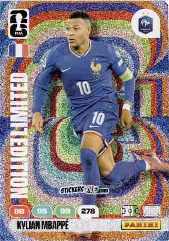 Sticker Kylian Mbappè - FIFA World Cup 2026. Adrenalyn XL
 n. L37 - Panini