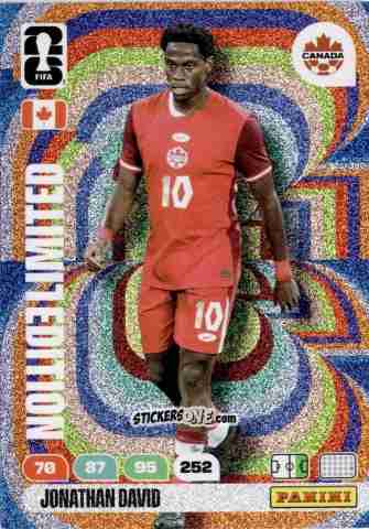 Cromo Jonathan David - FIFA World Cup 2026. Adrenalyn XL
 n. L42 - Panini
