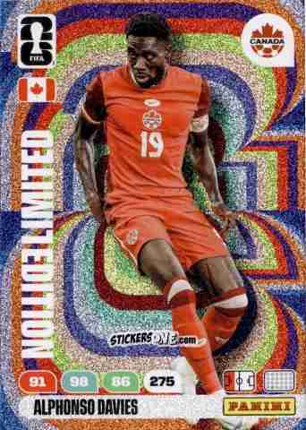 Cromo Alphonso Davies - FIFA World Cup 2026. Adrenalyn XL
 n. L43 - Panini