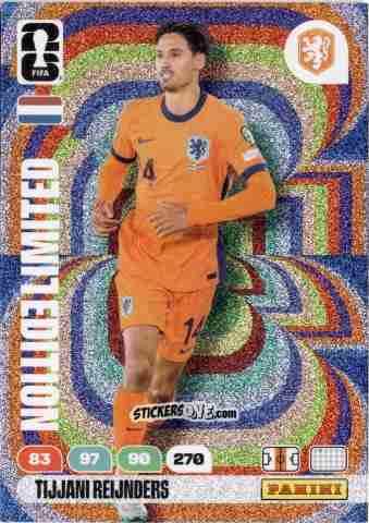 Figurina Tijjani Reijnders - FIFA World Cup 2026. Adrenalyn XL
 n. L54 - Panini