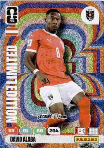 Sticker David Alaba - FIFA World Cup 2026. Adrenalyn XL
 n. L61 - Panini