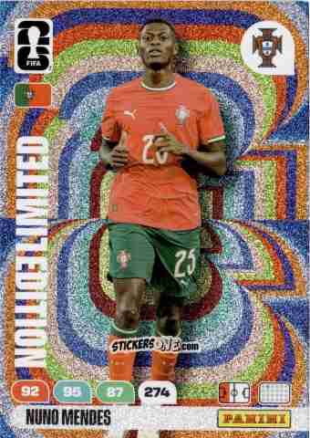 Sticker Nuno Mendes - FIFA World Cup 2026. Adrenalyn XL
 n. L64 - Panini