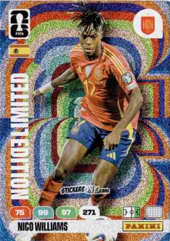Cromo Nico Williams - FIFA World Cup 2026. Adrenalyn XL
 n. L71 - Panini
