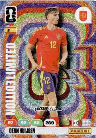 Figurina Dean Huijsen - FIFA World Cup 2026. Adrenalyn XL
 n. L74 - Panini