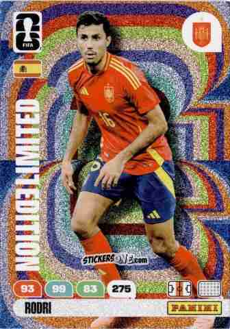 Figurina Rodri - FIFA World Cup 2026. Adrenalyn XL
 n. L75 - Panini