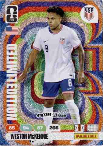 Cromo Weston Mckennie - FIFA World Cup 2026. Adrenalyn XL
 n. L79 - Panini