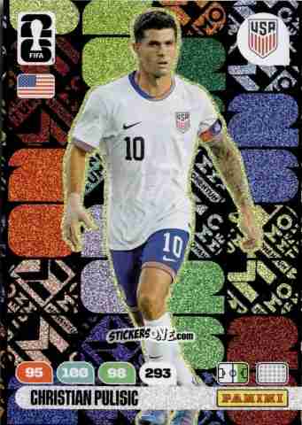 Cromo Christian Pulisic - FIFA World Cup 2026. Adrenalyn XL
 n. M3 - Panini