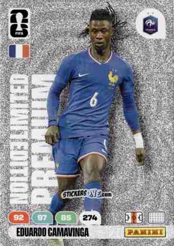 Sticker Eduardo Camavinga - FIFA World Cup 2026. Adrenalyn XL
 n. PL4 - Panini