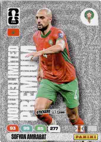 Sticker Sofyan Amrabat - FIFA World Cup 2026. Adrenalyn XL
 n. PL7 - Panini