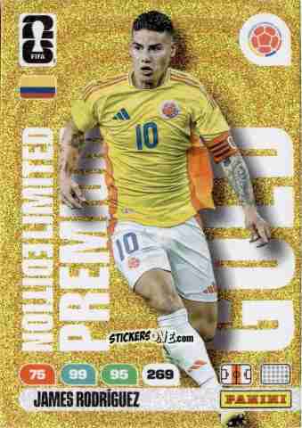 Sticker James Rodriguez - FIFA World Cup 2026. Adrenalyn XL
 n. PLG2 - Panini