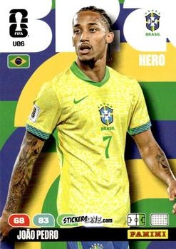 Cromo João Pedro - FIFA World Cup 2026. Adrenalyn XL
 n. U6 - Panini