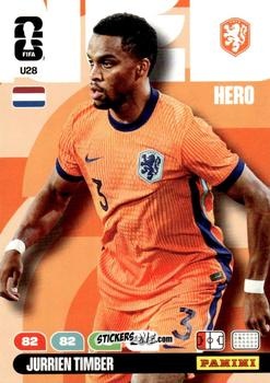 Cromo Jurrien Timber - FIFA World Cup 2026. Adrenalyn XL
 n. U28 - Panini