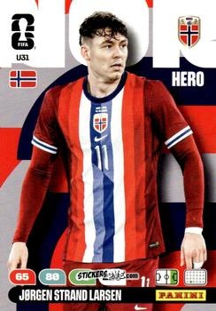 Sticker Jørgen Strand Larsen - FIFA World Cup 2026. Adrenalyn XL
 n. U31 - Panini