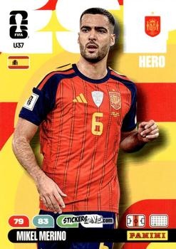 Sticker Mikel Merino - FIFA World Cup 2026. Adrenalyn XL
 n. U37 - Panini