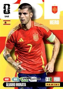 Figurina Álvaro Morata - FIFA World Cup 2026. Adrenalyn XL
 n. U40 - Panini