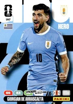 Cromo Giorgian De Arrascaeta - FIFA World Cup 2026. Adrenalyn XL
 n. U47 - Panini