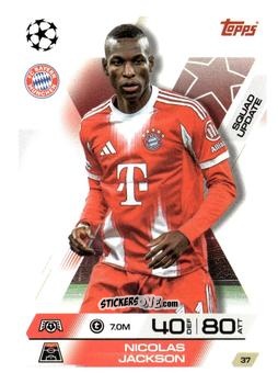 Cromo Nicolas Jackson - UEFA Champions League & Europa League 2025-2026. Match Attax Extra
 n. 37 - Topps