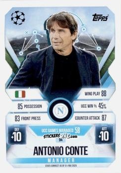Sticker Antonio Conte - UEFA Champions League & Europa League 2025-2026. Match Attax Extra
 n. 94 - Topps