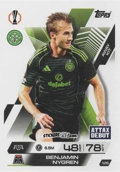 Sticker Benjamin Nygren - UEFA Champions League & Europa League 2025-2026. Match Attax Extra
 n. 126 - Topps