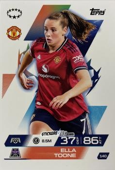 Figurina Ella Toone - UEFA Champions League & Europa League 2025-2026. Match Attax Extra
 n. 140 - Topps