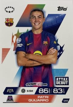 Figurina Patri Guijarro - UEFA Champions League & Europa League 2025-2026. Match Attax Extra
 n. 144 - Topps