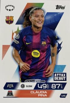 Sticker Claudia Pina - UEFA Champions League & Europa League 2025-2026. Match Attax Extra
 n. 145 - Topps