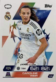 Cromo Caroline Weir - UEFA Champions League & Europa League 2025-2026. Match Attax Extra
 n. 148 - Topps