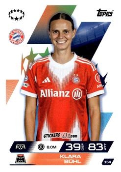 Cromo Klara Bühl - UEFA Champions League & Europa League 2025-2026. Match Attax Extra
 n. 154 - Topps