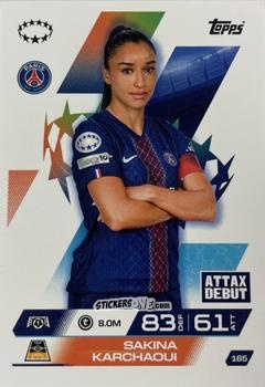 Figurina Sakina Karchaoui - UEFA Champions League & Europa League 2025-2026. Match Attax Extra
 n. 165 - Topps