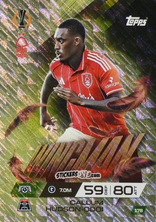Sticker Callum Hudson-Odoi - UEFA Champions League & Europa League 2025-2026. Match Attax Extra
 n. 178 - Topps
