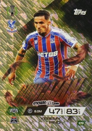Sticker Yeremy Pino - UEFA Champions League & Europa League 2025-2026. Match Attax Extra
 n. 179 - Topps